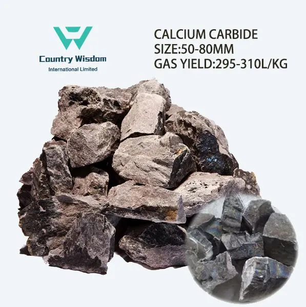 Calcium Carbide 50-80mm 295L Kg Calcium Carbide Manufacture
