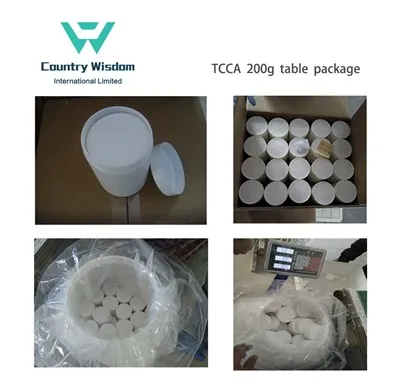 Fabricante de China, tabletas de cloro granular al 90%, ácido tricloroisocianúrico, TCCA