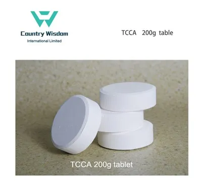 Productos químicos para piscinas 90% TCCA 200g Tableta
