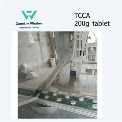 TCCA 200g Tableta Ácido Tricloroisocianúrico Producto químico para piscinas