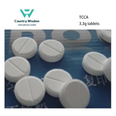 Productos químicos para piscinas en tableta TCCA 3,3g